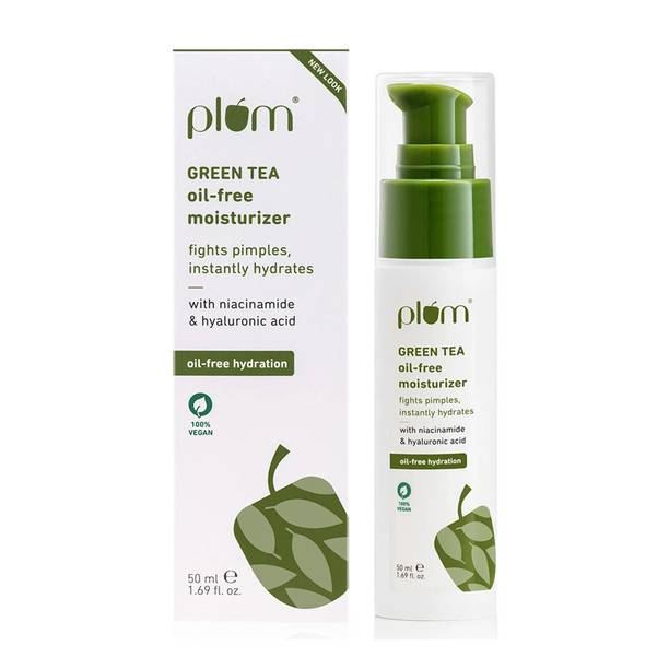 Plum Green Tea Oil-Free Face Moisturizer | Soothes & Fights Acne| Non-Sticky & Light