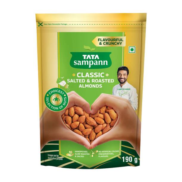 Tata Sampann Almonds (Salted/Roasted)
