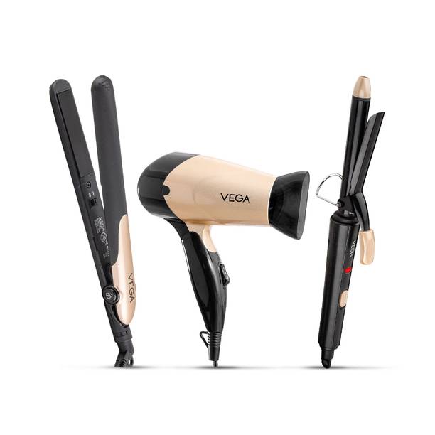 VEGA VHSS-03 Miss Versatile Styling Set for Women, Personal Care Appliance Combo