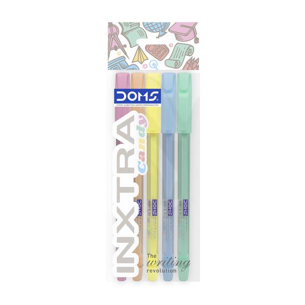 DOMS INXTRA CANDY 5 PCS PEN Ball Pen
