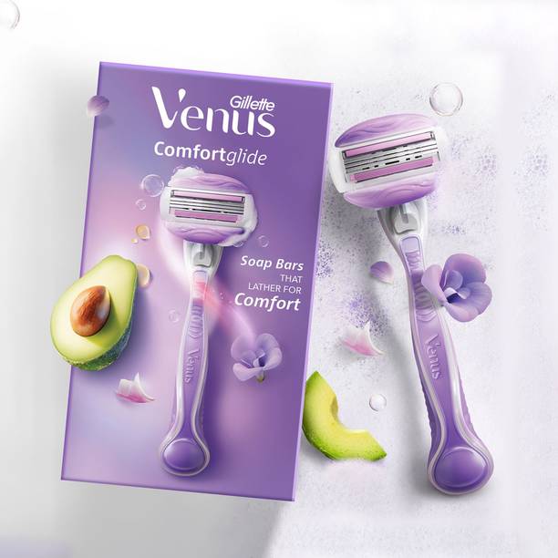 Gillette Venus Comfortglide Hair Removal Razor for Women with Avocado Oils &Freesia Scent, Women