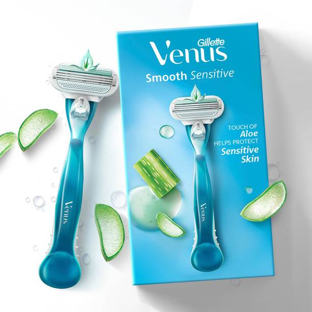 Venus Smooth Hair Removal Razor for Women with Aloe Vera, Women