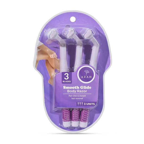 AZAH Disposable Body Shaving Razor For Women|Quick And Painless Body Hair Removal For, Women