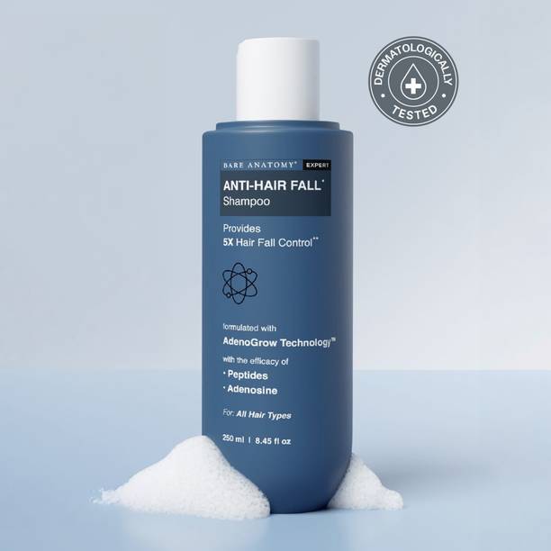 BARE ANATOMY 5X Hair Fall Control Shampoo Hair Growth | Paraben & Sulphate Free 