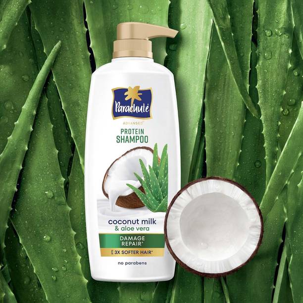 Parachute Advansed Damage Repair Protein Shampoo Up To 3X Softer Hair Coconut Mi
