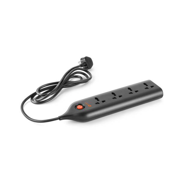 Orient Electric 4 Way Extension Board - Black NP 2 Mtr. 4  Socket Extension Boards