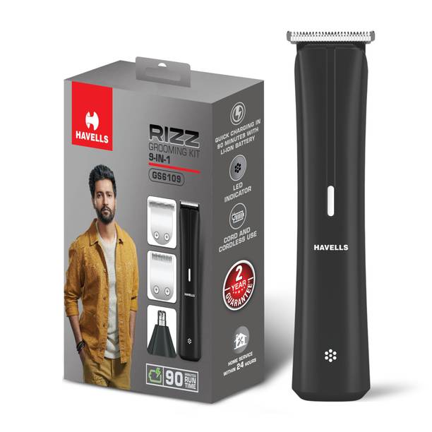 HAVELLS GS6109 Trimmer 90 min Runtime 13 Length Settings