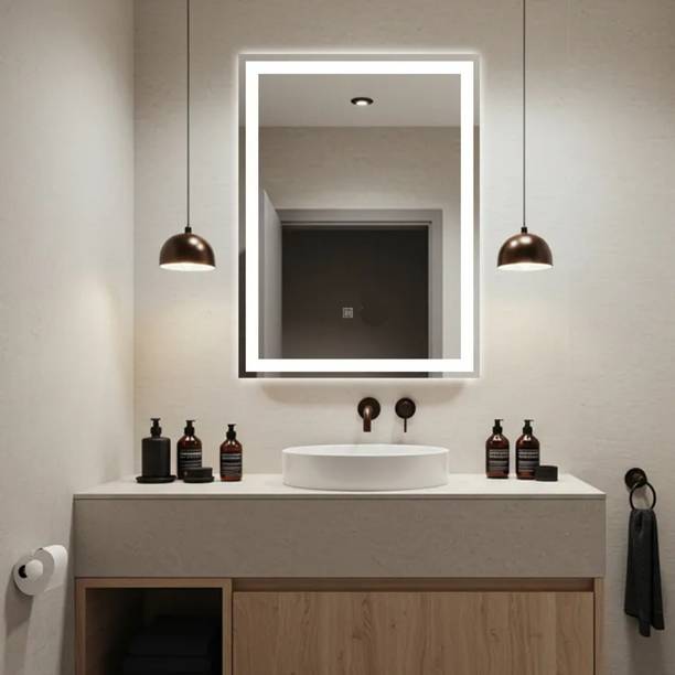 LGE Wall Led Mirror with touch sensor & ON/OF Light for wall Decor, Size 24 X 18 Bathroom Mirror