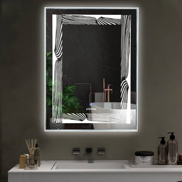Impulse by Plantex LED Mirror Glass with Sensor for Bathroom/Single Tone Light/Bedroom Mirror Lighted Mirror