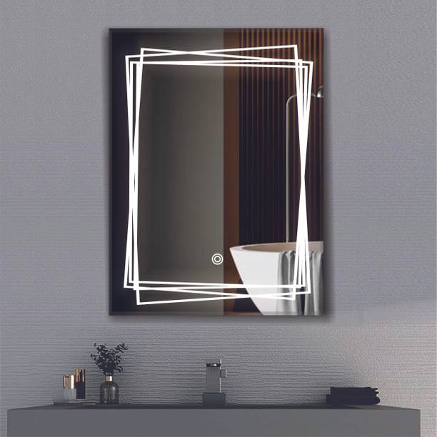 Khushi Decors Led Mirror with Light Bathroom Wall Decor 
Makeup Room 18x24 Inch LT39 Bathroom Mirror