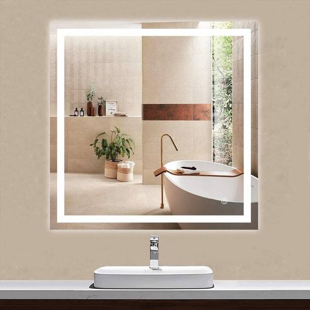ARC homes & memorials Modern Designed LED Circular Wall Mounted 18*18 inch & 3 Mode Backlit Lighted Bathroom Mirror