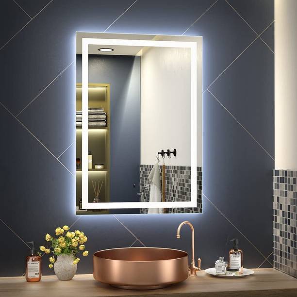 PRINCE ART Led Mirror with Light Bathroom Wall Decor 
Makeup Room 18x24 Inch LT20 Bathroom Mirror