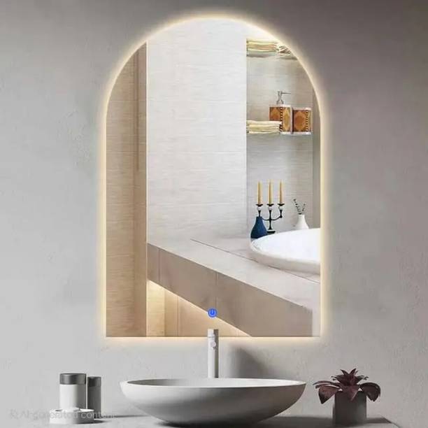MIRROROLOGY INDUSTRY Arched Shape Wall 18x24 Bathroom Lighted Mirror