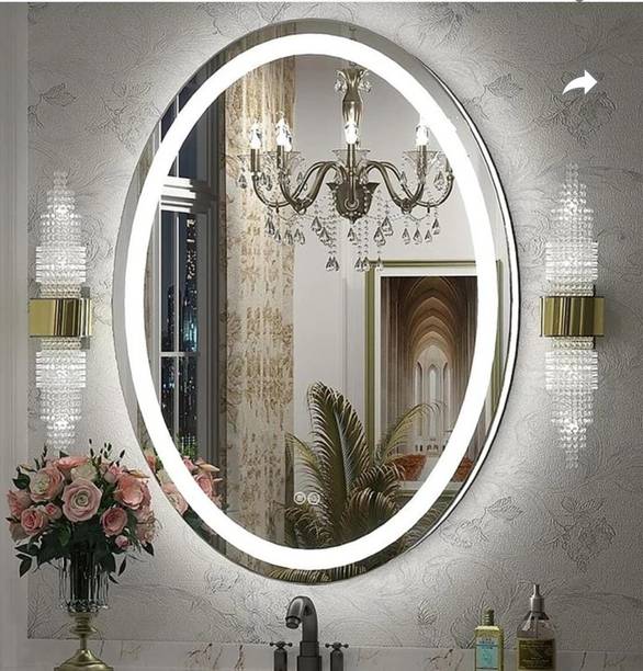 Desireglass Stylish LED Mirror with Touch Sensor 3 Colour Mode (Warm, Natural, Blue) Lighted Mirror