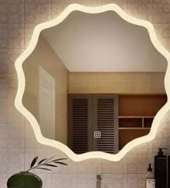 Pincode ROUND SHAPE LED MIRROR 3 COLOR LIGHT WITH TOUCH SENSOR Bathroom Mirror