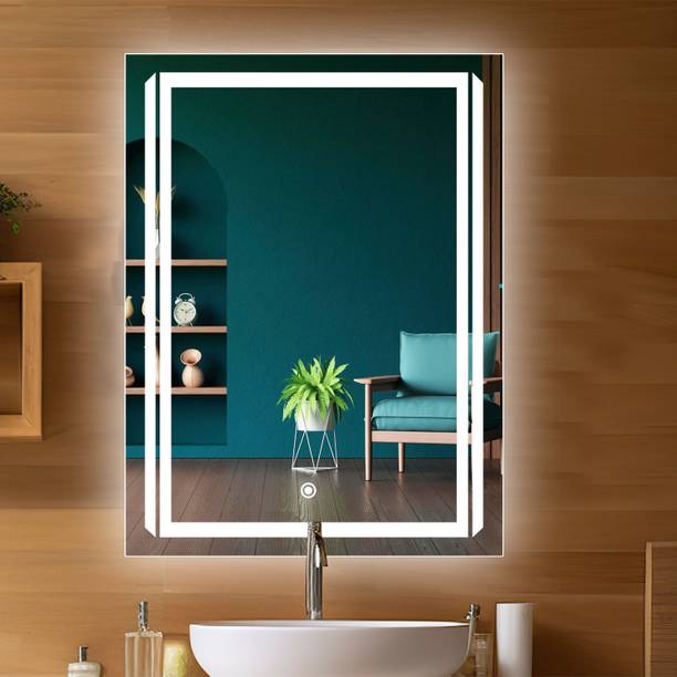Sunsyze Bathroom Mirror With Light for Decoration & Classic Look 18x24" Lighted Mirror