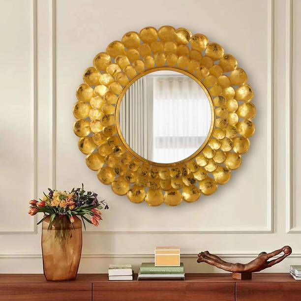 TIED RIBBONS Decorative Wall Mirror for Home Living Room Bedroom Bathroom Wash Basin Decorative Mirror
