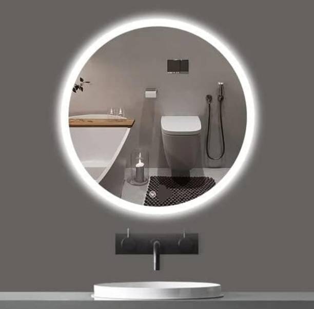 LGE Backlit Led Mirror with Defogger Wall Mirror Dimmable, Adjustable Light 24*24 Bathroom Mirror