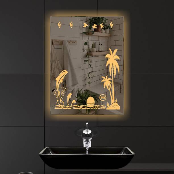 Spark Global Glass SG 046| led mirror | wall mirror with lights | Bathroom Mirror