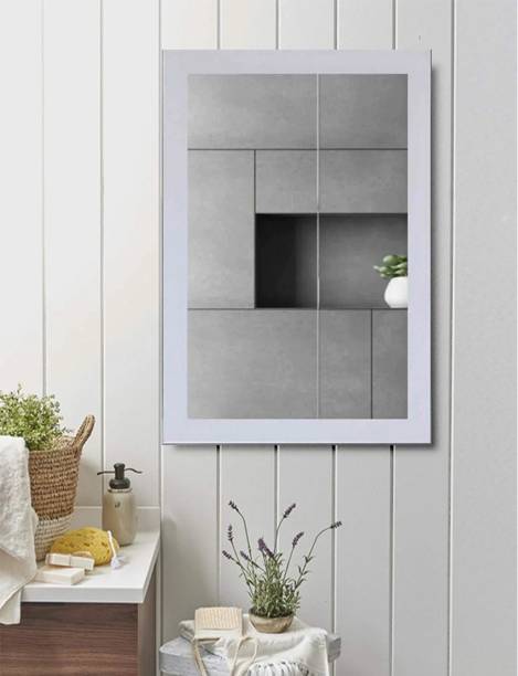 Stuthi Arts White Mirror-1001 Decorative Mirror