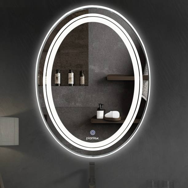 Impulse by Plantex Designer LED Mirror with Sensor for Bathroom 3 Tone Light-(18x24 inch) Lighted Mirror
