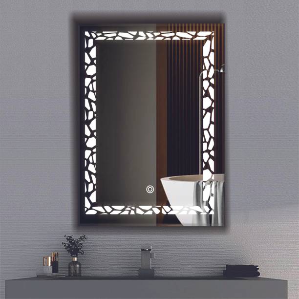 PRINCE ART Led Mirror with Light Bathroom Wall Decor 
Makeup Room 18x24 Inch LT41 Bathroom Mirror