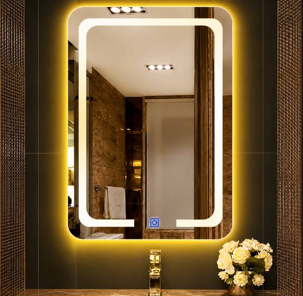 ZARAGLASS LED mirror 3 colour light lighting mirror rectangle size 18/24 Lighted Mirror