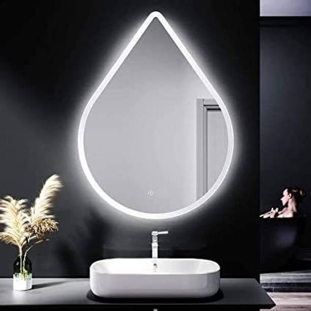 PRINCE ART Led Mirror with Light Bathroom Wall Decor 
Makeup Room 18x24 Inch LT24 Bathroom Mirror