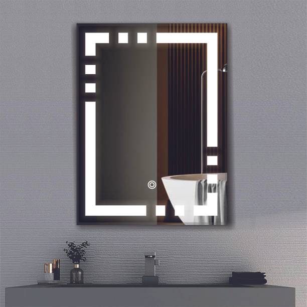 Khushi Decors Led Mirror with Light Bathroom Wall Decor 
Makeup Room 18x24 Inch LT52 Bathroom Mirror