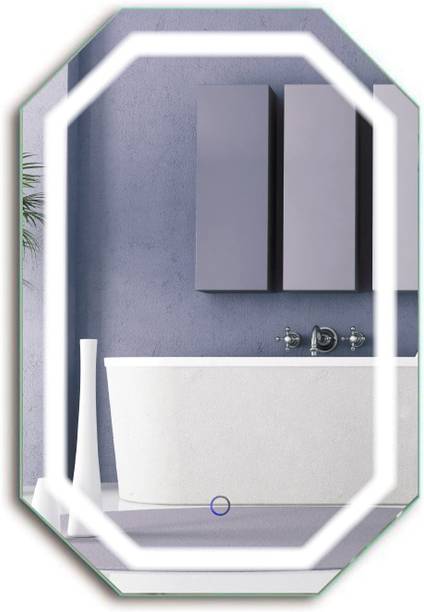PRINCE ART Led Mirror with Light Bathroom Wall Decor 
Makeup Room 18x24 Inch LT16 Bathroom Mirror