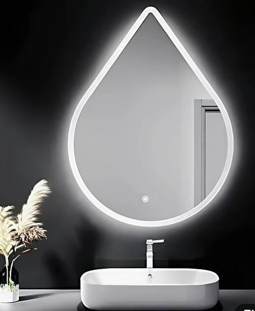 Desireglass Designer LED Mirror with sensor for bathroom 3 Tone Light (18×24) Decorative Mirror