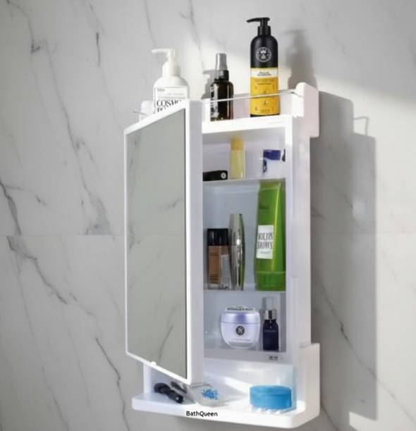 Bath Queen BQ-RichLook-White-01 Bathroom Mirror