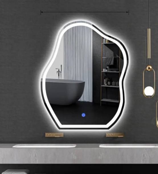 KAAZZ NEW OVAL 24*18 INCH LED MIRROR WITH THREE LIGHTS d4 Bathroom Mirror