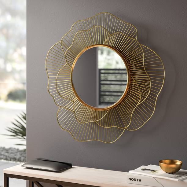 Metalmastery Metal Mastery Bloom & Reflect Decorative Mirror