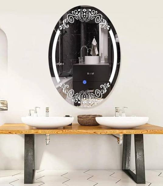 MERKEZI ART MB18 Led Mirror For Wall, Bathroom, Living Room, 3 In 1 Color, 18 x 24 Inch Lighted Mirror