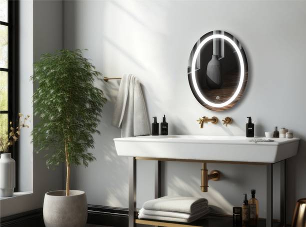 TRYOTONE Wall Led Mirror For Bathroom With Touch Sensor/3 Led Lights(17.75X23.75inch) Lighted Mirror