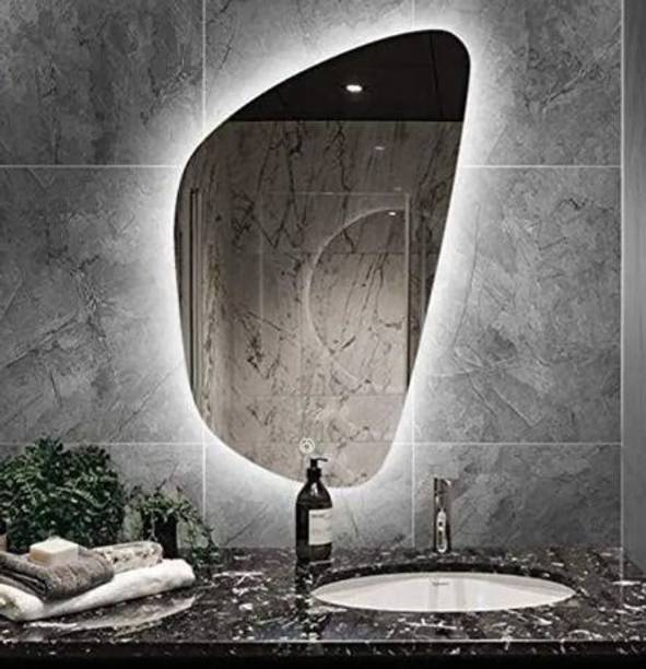 AruzeTech IRREGULAR SHAPE LED MIRROR 3 COLOR LIGHT WITH TOUCH SENSOR K3 Bathroom Mirror