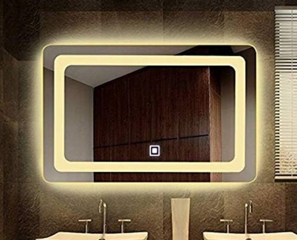 LGE Designed Wall Mounted Mode Backlit Lighted Mirror With Touch Sensor 18×24 inch Bathroom Mirror