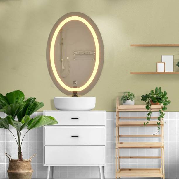 NABAB Led Mirror for bathroom || Size 18x24, Bathroom Mirror