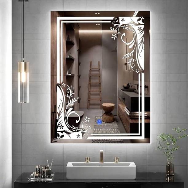MERKEZI ART MA20 Led Mirror For Wall, Bathroom, Living Room, 3 In 1 Color, 18 x 24 Inch Lighted Mirror