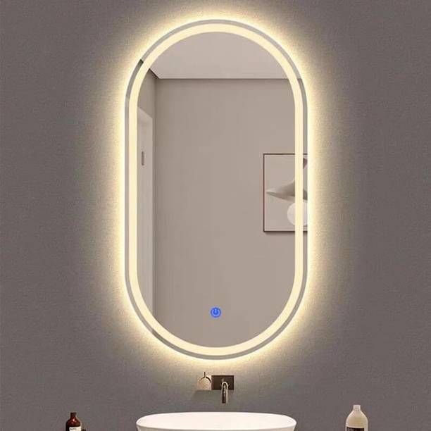 MERKEZI ART MA25 Led Mirror For Wall, Bathroom, Living Room, 3 In 1 Color, 18 x 24 Inch Lighted Mirror