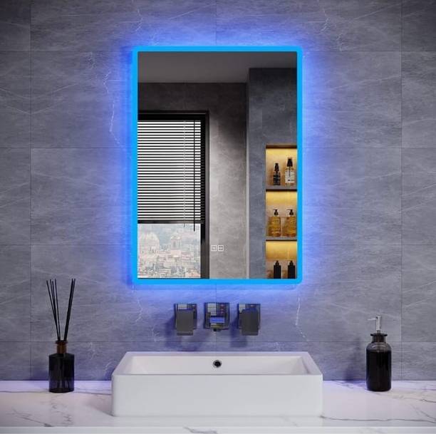 Desireglass Designer LED Mirror with sensor for bathroom 3 Tone Light (18×24) Lighted Mirror