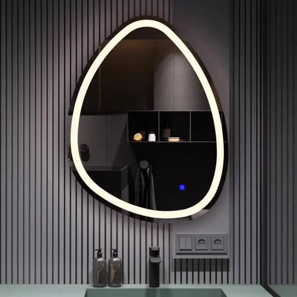 MERKEZI ART Led Mirror For Wall, Bathroom, Living Room, 3 In 1 Color, 18 X 24 Inch MB23 Lighted Mirror
