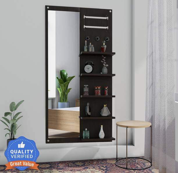 SOAMI; CARVING THE FUTURE OF WOODS SOAMI CARVING THE FUTURE OF WOOD MIRROR WITH SHELF Engineered Wood Dressing Table