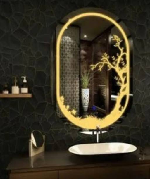 KAAZZ NEW LED MIROR WITH THREE COLOR LIGHTS AND TOUCH SENSOR QW4 Bathroom Mirror