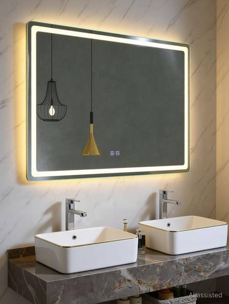HDGLASS 24*18 INCH LED MIRROR WITH SENCER. Bathroom Mirror