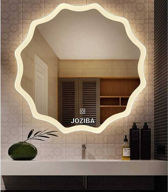 JOZIBA _87(21 x 21 Inch, warm white Designer Finish) Bathroom Mirror