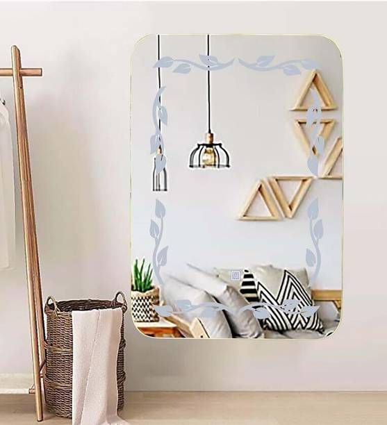 quality glass lass Bathroom LED Mirror with Touch Glass, Rectangular(18 x 36 Inch) Lighted Mirror