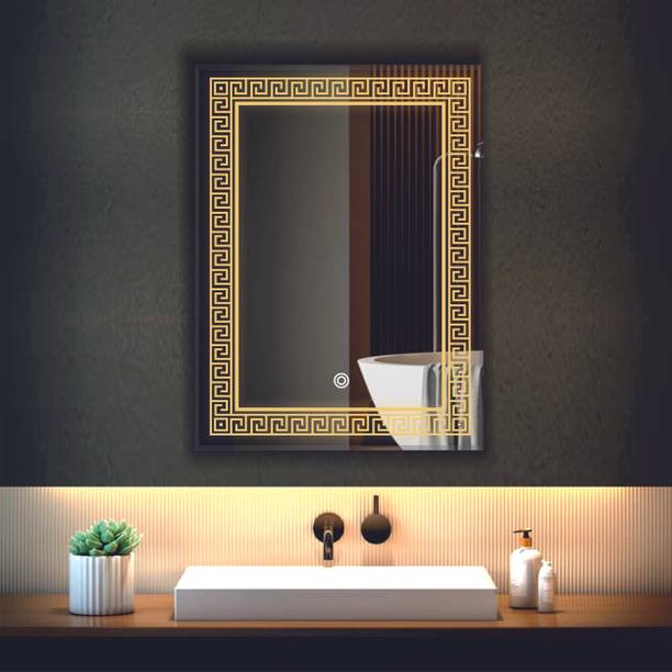Khushi Decors Led Mirror with Light Bathroom Wall Decor 
Makeup Room 18x24 Inch LT88 Bathroom Mirror