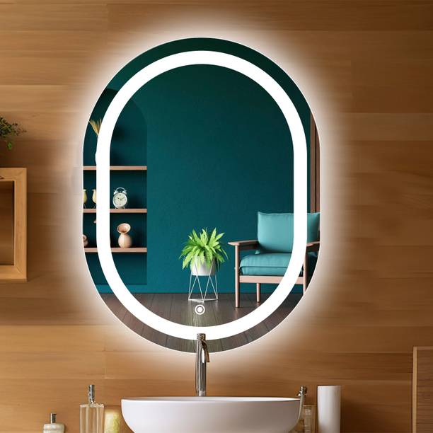 Sunsyze LED Bathroom Mirror with 3 Lighting Options -Stylish Illumination for Your House Decorative Mirror